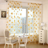 Honana,Flower,Voile,Curtain,Transparent,Panel,Window,Divider,Sheer,Curtain,Decor