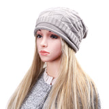 Unisex,Knitted,Crochet,Baggy,Beanie,Gorro,Triangular,Diamond,Shaped