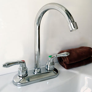 Modern,Chrome,Water,Double,Mixer,Bathroom,Kitchen,Basin,Faucet