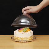 Transparent,Stand,Cover,Pastry,Display,Serving,Plate