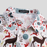 Men's,Christmas,Shirt,Casual,Party,Sleeve,Shirt,Breathable,Blouse,Camping,Hiking,Fancy