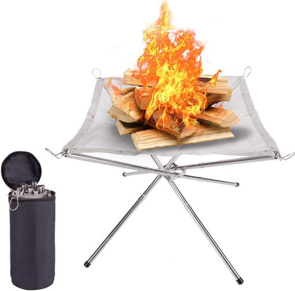 16.5inch,Outdoor,Removable,Portable,Camping,Stove,Collapsing,Steel,Stoves,Patio,Garden,Beach