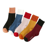 Socks,Women's,Color,Stamping,Ladies,Socks,Cotton,Color,Matching,Breathable,Women's,Socks