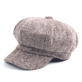 Unisex,Cotton,Vintage,Octagonal,Beret,Casual,Newsboy,Painter