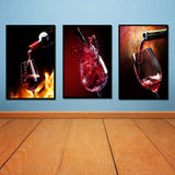 Miico,Painted,Three,Combination,Decorative,Paintings,Glass,Decoration