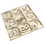 Wooden,Halloween,Ghost,Pendant,Festival,Party,Props,Hanging,Crafts,Decoration