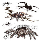 Halloween,Waterproof,Tattoo,Sticker,Black,Spider,Temporary,Tattoo,Flash,Decor,Decoration