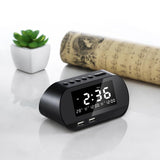 Puertos,Phone,Charger,Raido,Multifunctional,Alarm,Clock,Design,Wireless,Speaker,Office,brightness,adjustable,Display,Permanent,Calendar