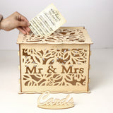 Wedding,Gifts,Cards,Wooden,Money,Storage,Decor,Supplies