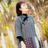 Women,Embroidery,Vintage,Hollow,Ethnic,Style