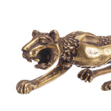 Chinese,Antique,Collection,Asian,Brass,leopard,Exquisite,Holder,Statue,Decorations