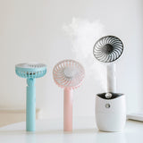 Rotating,Spray,Humidifier,Charging,Gears,White