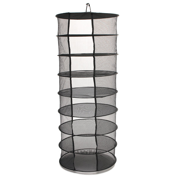 Layer,Black,Collapsible,Hanging,Hydroponic,Drying,Dryer,Storage