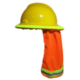 Safety,Shield,Helmet,Shade,Reflective,Stripe,Orange