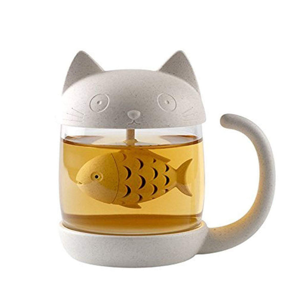 250ML,Glass,Filter,Infuser,Strainer,Office,Drinkware,Coffee,Creative,Birthday,Gifts