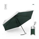 Titanium,Silver,Plastic,Umbrella,Ultra,Light,Umbrella,Sunscreen,Pocket,Umbrella,Umbrella,Female