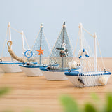 Mediterranean,Style,Sailing,Model,Handmade,Creative,Decoration,Decoration,Ornament