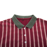 Summer,Classic,Stripe,Shirt,Cotton,Solid,Short,Sleeve,Breathable,Leisure,Shirt