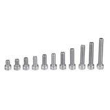 Suleve,M6SH2,88Pcs,Socket,Screw,Bolts,Assortment,Stainless,Steel