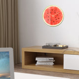 Loskii,CC097,Creative,Watermelon,Clock,Clock,Quartz,Clock,Office,Decorations