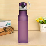 550ml,Frosted,Plastic,Water,Portable,Fashion,Style,Sports