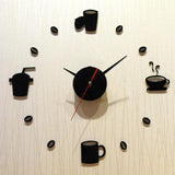 Honana,Creative,Acrylic,Mirror,Sticker,Quartz,Clocks,Watch,Large,Decor
