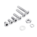 Suleve,M2SSH1,600Pcs,Stainless,Steel,Socket,CapButtonFlat,Screw,Washer
