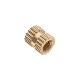 100Pcs,Brass,Knurled,Female,Thread,Round,Insert,Embedded,Injection,Molding,Heights