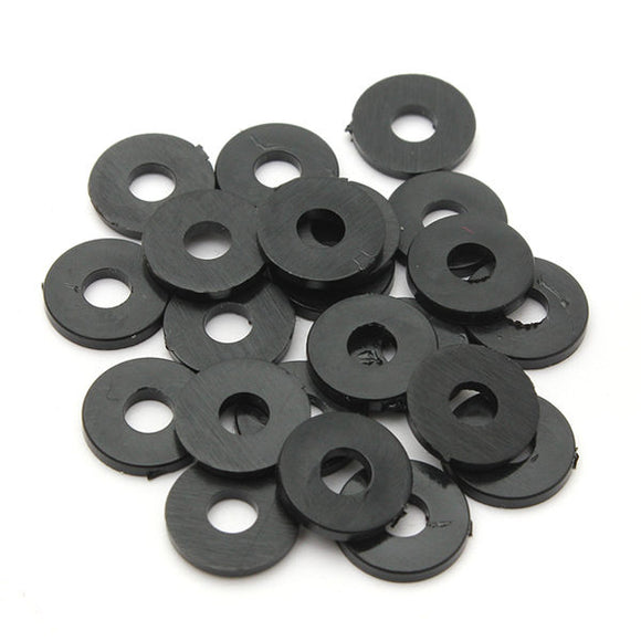 Suleve,MXNW3,100pcs,Black,Nylon,Washer,Gasket,Thickness