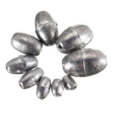 50pcs,Metal,Olive,Shape,Leads,Sinkers,Fishing,Sinker,Making,Fishing,Sinker,Tackle