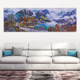 Drill,Diamond,Scenery,Embroidery,Painting,Decorations