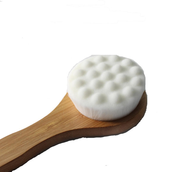 Bamboo,Handle,Shower,Brush,Rubbing,Massage,Cleaning,Brush