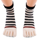 Striped,Cotton,Breathable,Socks,Casual,Ankle,Socks