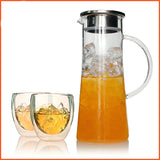 Glass,Kettle,Outlet,Water,Resistant,Transparent,Stainless,Steel,Strainer