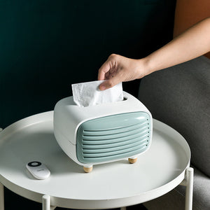 Radio,Style,Tissue,Storage,Drawer,Desktop,Paper,Holder