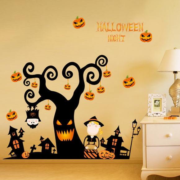 Miico,SK9095,Creative,Ghost,Branch,Sticker,Halloween,Sticker,Decorations