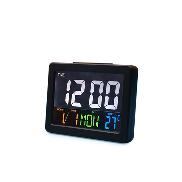 Calendar,Multifunction,Temperature,Clock,Display,Desktop,Electronic,Digital,Large,Alarm,Clock