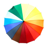 Color,Rainbow,Fashion,Handle,Straight,Stick,Umbrella