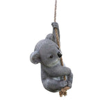 Koala,Hanging,Swing,Ornament,Figurine,Statues,Garden,Sculptures,Decorations