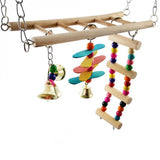 Wooden,Stairs,Swing,Ladder,Birds,Parrots,Bridge,Climb,Colorful,Beads