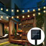 Solar,Powered,String,Lights,Crystal,Balls,Outdoor,Fairy,Lights,Decorations