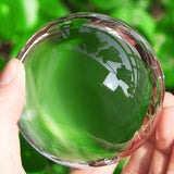 100mm,Clear,Round,Glass,Artificial,Natural,Quartz,Magic,Healing,Crystal,Decorations