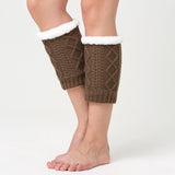 Unisex,Winter,Velvet,Knitting,Ankle,Warmer,Boots,Skirt,Socks