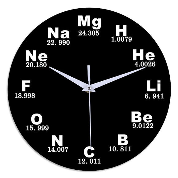 Emoyo,ECY028,Creative,Chemical,Element,Table,Clock,Clock,Office,Decorations