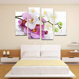 Miico,Painted,Combination,Decorative,Paintings,Botanic,Phalaenopsis,Decoration