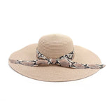 Women,Foldable,Ribbon,Sunscreen,Bucket,Straw,Outdoor,Casual,Travel,Beach,Floppy