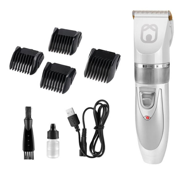 Professional,Quiet,Cordless,Grooming,Rechargeable,Clipper,Electric,Shaver,Titanium,Stainless,Steel,Cutting,Machine