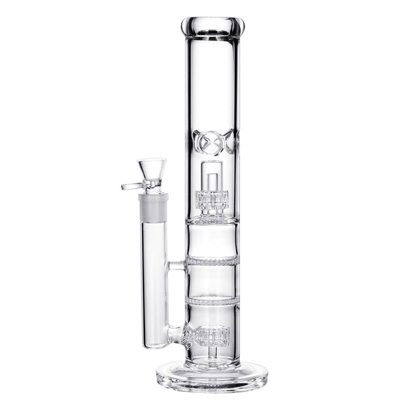 14Inch,Boongs,Birdcage,Double,Percolator,Glass,Water,Hookkahhs,Water,Boong,Pipes