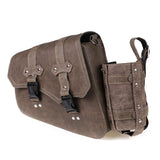 Right,Universal,Saddlebag,Storage,Bottle,Holder,Leather,Waterproof,Motorcycles