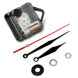 Quartz,Clock,Movement,Black,Hands,Mechanism,Repair,Parts